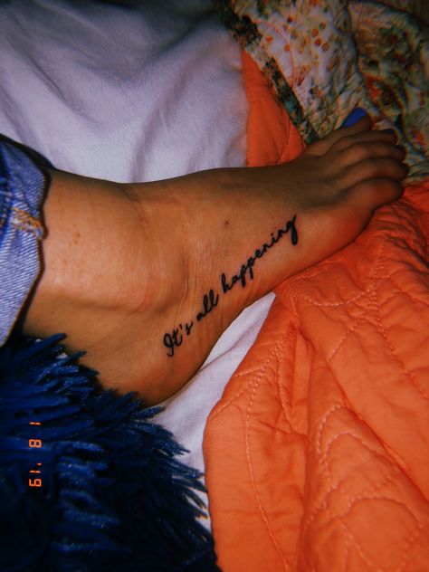 in the words of penny lane from almost famous, “it’s all happening” // fave line from my fave movie Its All Happening Almost Famous Tattoo, Penny Lane Tattoo, It’s All Happening Tattoo, Almost Famous Tattoo Ideas, Almost Famous Tattoo, Round Tattoos, Round Tattoo, Bohemian Tattoo, Minimal Bohemian