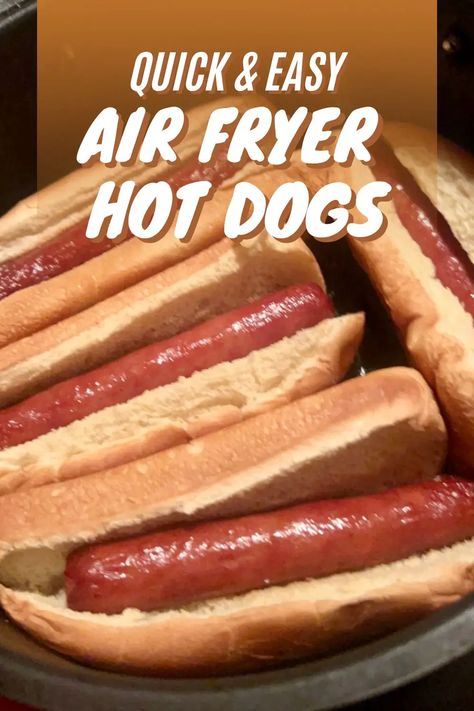 Learn how to make quick and easy air fryer hot dogs. An easy-to-follow Chicago-style hot dog recipe (with sport peppers) is also included in this post. Air Fried Hot Dogs, Hot Dog In Air Fryer, Air Fryer Hot Dogs Recipes, Hotdogs In Airfryer, Air Fryer Hotdogs, Air Fry Hot Dogs, Hot Dogs In Air Fryer, Sport Peppers, Air Fryer Hot Dogs