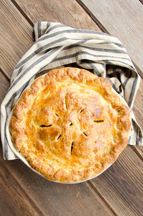 Tourtière is a French Canadian meat pie that is often served at the Christmas holidays. It's a heart- and soul-warming meal and you don't even have to be Canadian to enjoy it! #bluejeanchef #tourtière #meatpie #christmasfood #pastry Good Meals, Blue Jean Chef, Plate Recipes, Meat Pies, Tomato Jam, French Canadian, Pickle Butter, Pot Pies, Pastry Crust