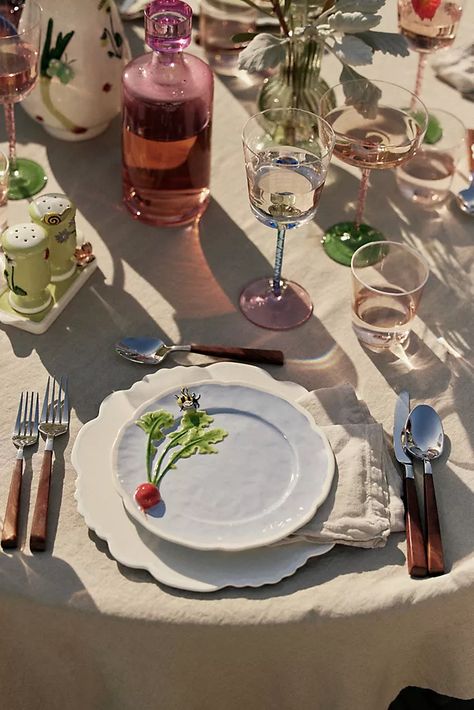 Faye Collection | Anthropologie Anthropologie Living, Anthropologie Aesthetic, Bamboo Plates, Organic Forms, Summer Tables, Unique Vases, Ceramics Ideas Pottery, Handcrafted Ceramics, Green Kitchen