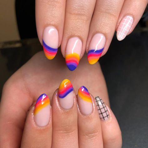 Vapor Wave Nails, Spirit Fingers, Wave Nails, Spirit Finger, Glamorous Nails, Nail Envy, Bar Set Up, Hair Skin Nails, Baby Hands