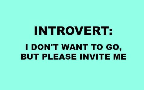 'We introverts are often turned off by big events, but being excluded makes us feel like the kid that no one picked for their team.' |introvertspring| ...Oh so true. It hurts to constantly not get invited to things. I sometimes think, "Why? Why not me? What is so wrong with ME?" Learn To Be Ok With Not Being Invited, Being Excluded, Isfj Personality, Introvert Problems, Introverts Unite, Introvert Quotes, Introvert Humor, Infj T, Introverted