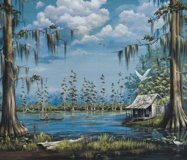 The Old Bayou Louisiana Art Prints, Cajun Cottage, Swamp Art, Swamp Scene, Bayou Country, Bayou Classic, Louisiana Swamp, Louisiana Bayou, Cajun Food