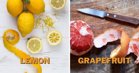 Grapefruit And Lemon Peel Boil, Grapefruit Water, Grapefruit Benefits, Boil Lemons, Lemon Peels, Lemon Health Benefits, Grapefruit Essential Oil, Lemon Peel, Living Ideas