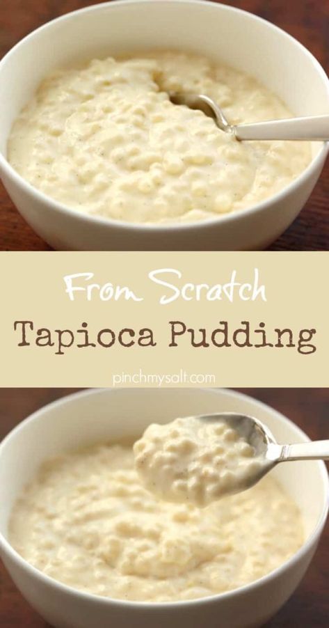 Homemade Tapioca Pudding Recipe Homemade Tapioca Pudding, Pearl Tapioca, Tapioca Pudding Recipe, Pudding Recipes Homemade, Tapioca Recipes, Diy Dessert, Avocado Pudding, Tapioca Pudding, Homemade Pudding