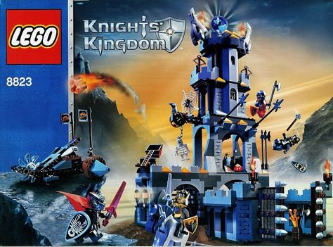 8823: Mistlands Tower | Brickset: LEGO set guide and database Lego Knights Kingdom, Lego Card, Lego Kingdoms, Tower Castle, Lego Knights, Vintage Lego, Castle Tower, Lego Castle, Lego News