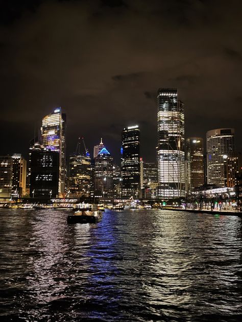 View of part of the Sydney Skyline from the Opera Bar Sydney Australia Skyline, Sydney Aesthetic, Sydney Skyline, Sky Line, Dream Places, The Opera, Sydney Australia, City Life, Opera