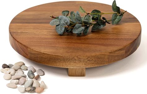 Kurrajong Farmhouse round pedestal riser board | acacia wood display board | pedestal board | round pedestal riser | soap stand | acacia wood riser | kitchen display stand | plant holder Wood Pedestal Stand, Soap Stand, Wood Riser, Stand Plant, Pedestal Stand, Kitchen Display, Wood Pedestal, Wood Display, Display Board