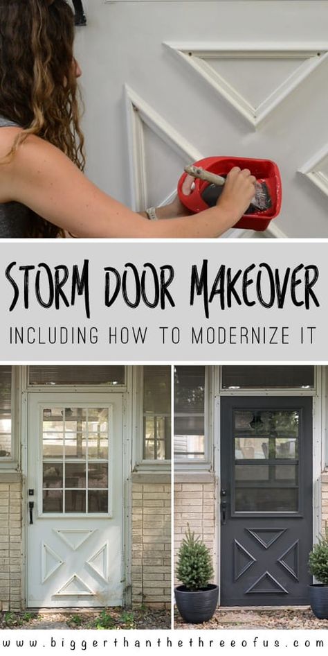 Update a Storm Door: Updating the Grille on a storm door and how to modernize it with HANDyPaint