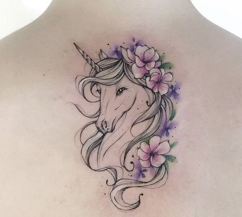 Unicorn Tattoo For Women, Bird Ankle Tattoo, Horse Tattoo Ideas, Unicorn Tattoo Designs, Carnation Tattoo, Mama Tattoo, Unicorn Tattoo, Horse Tattoo Design, Unicorn Tattoos