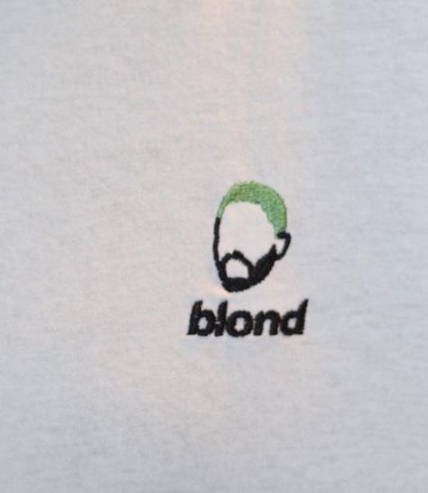 Frank Ocean 'Blond' Long Sleeved T-Shirt Embroidered Logo Frank Ocean Tattoo, Frank Ocean Blond, Sup Girl, Worst Tattoos, Embroidered T Shirt, Marquesan Tattoos, Mens Shoulder Tattoo, Ocean Tattoos, Turtle Tattoo