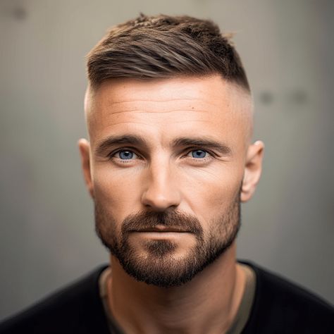 French Crop Haircut, Hipster Haircuts, Husband Hair, Crew Cut Hair, Very Short Hair Men, Crew Cut Haircut, Hipster Haircut, Mens Hairstyles Fade, Hairstyle Tips