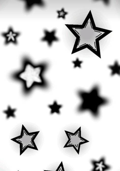 Black And White Stars Wallpaper, Iphone Wallpaper Stars, Wallpaper Wa, Jelly Wallpaper, Retro Wallpaper Iphone, Desain Quilling, Normal Wallpaper, Cute Blue Wallpaper, Black And White Stars