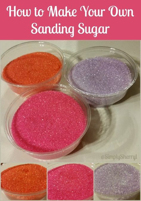 Edible Glitter Recipe, Super Torte, Sanding Sugar, Colored Sugar, Flavored Sugar, Sugar Sprinkles, Edible Glitter, Cake Frosting, Cake Decorating Tips