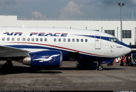 Boeing 737-528 Lagos Airport, All Airlines, Air Flight, International Flights, Civil Aviation, Aircraft Pictures, Boeing 737, Wide Body, West Africa