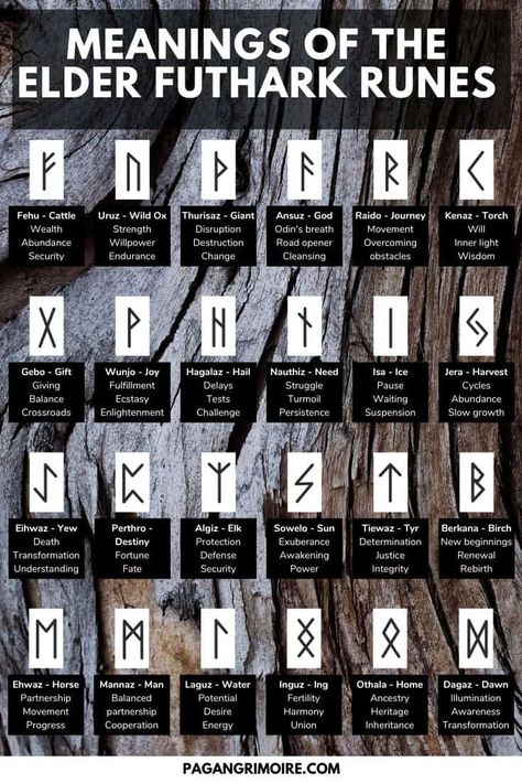 Ruin Meanings, Ruins And Meanings, Hand Runes Tattoo, Rune Meaning Chart, Norse Pagan Runes And Meanings, Runes To Draw On Yourself, Wicca Runes And Meanings, Rune For Courage, Rune For Friendship