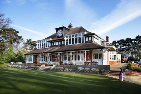 SUNNINGDALE GOLF CLUB BERKSHIRE, ENGLAND - Posted by Kenneth Hart, Architect Clubhouse Architecture, Berkshire England, Golf Clubhouse, Clubhouse Design, British Open, Golf Rules, Golf Tips For Beginners, Golf Humor, Golf Gifts