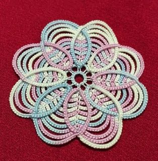 Needle Tatting Tutorial, Tatting Ideas, Tatting Patterns Free, Needle Tatting Patterns, Shuttle Tatting Patterns, Tatting Earrings, Tatting Tutorial, Tatting Jewelry, A Ha