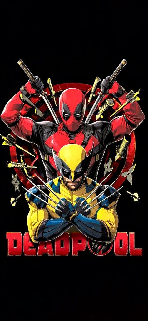 Deadpool Background, Deadpool Wallpaper Iphone, Heroes Wallpaper, Wolverine Movie, Marvel Background, Deadpool And Wolverine, Deadpool Wallpaper, Deadpool 3, Wolverine Hugh Jackman