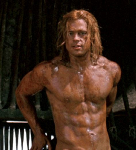 Achilles Troy, Brad Pitt Shirtless, Brad Pitt Troy, Troy Achilles, Troy 2004, Tyler Durden, Male Fitness Models, Interesting People, Beauty Shots