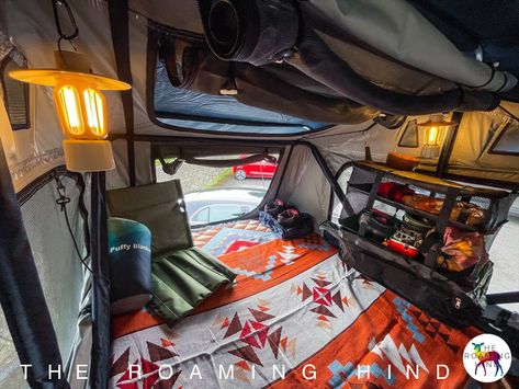 Roof Top Tent & Car Camping, Honda CRV no build • Thule Tepui Ayer 2 Tent On Top Of Car, Tent Inside, Car Roof Tent, Tent Interior, Wild Swimming, Roof Tent, Mini Camper, Camper Living, Single Parent