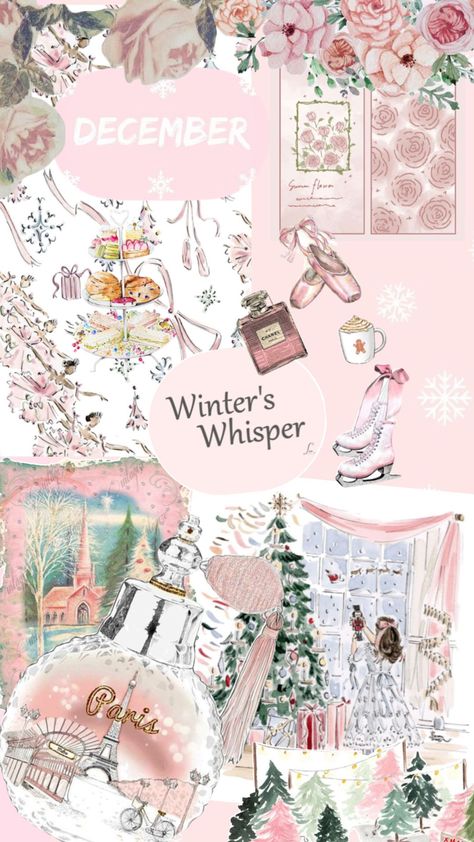 Pink Christmas Wallpaper Aesthetic, Pink December, Winter Wallpaper Desktop, Pink Wallpaper Kawaii, Sassy Wallpaper, Merry Christmas Wallpaper, Christmas Dreaming, Xmas Wallpaper, Pink Xmas