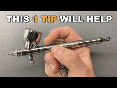 The Most Important Airbrush Beginner Tip - YouTube Airbrush Cakes Beginner, Cake Decorating Airbrush, Airbrushing Ideas, Model Kits Hobbies, Barber Accessories, Diy Fishing, Airbrush Designs, Let's Make Art, Modeling Techniques