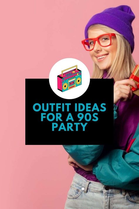 Easy 90s Outfit For Party, 90s Birthday Party Outfit, What To Wear To A 90's Themed Party, 90s Sleepover Aesthetic, 90 Costume Ideas 90s Party Outfit, 90s Inspired Outfits Party, 90s Costume Party, 90s Rave Outfit, 90s Theme Outfits