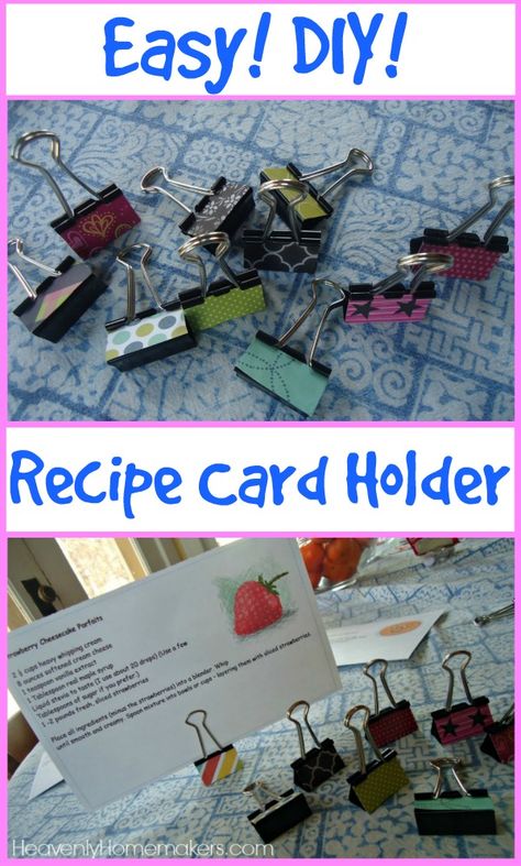 Diy Recipe Card Holder, Recipe Holders Diy Ideas, Easy Biscuit, Homemaking Skills, Christmas Eats, Recipe Card Holders, Recipe Holder, Sweet Gift Ideas, Sale Ideas