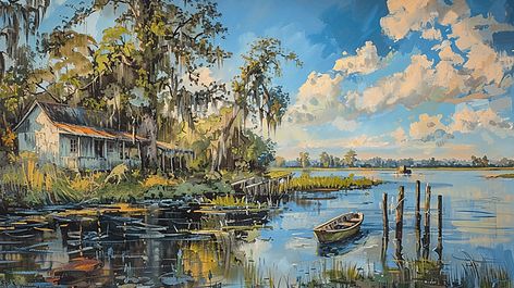 river bayou landscape in southern louisiana Background Louisiana Background, Southern Louisiana, Southern Art, Background Simple, Ad Background, Design Background, Louisiana, Art, Design