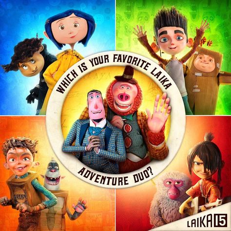 LAIKA Studios on Instagram: “You’re about to embark on an epic adventure. Which #LAIKAstudios duo do you want traveling at your side? #Coraline #ParaNorman…” Laika Studios, Coraline Art, Kubo And The Two Strings, Coraline Movie, Pocket Princesses, Motion Animation, Disney Villains Art, Adventure Games, Film Studio