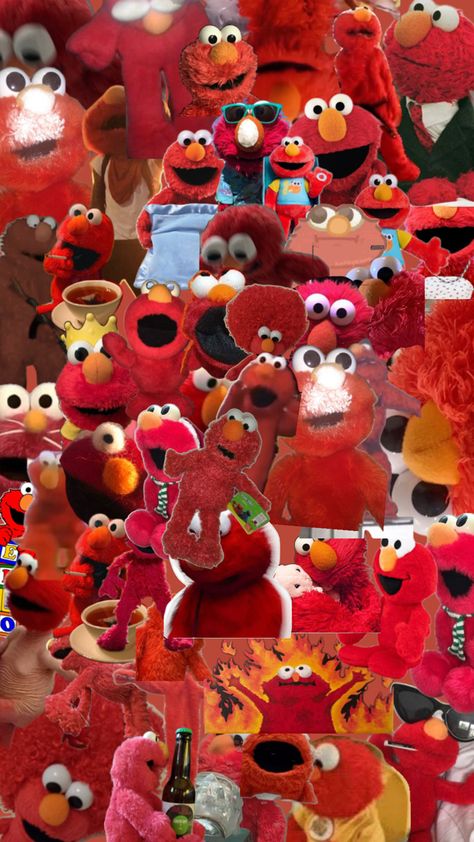 #elmo #wallpaper Wallpaper Elmo, Elmo Wallpaper, Pretty Wallpapers, Phone Wallpapers, Phone Wallpaper, Iphone Wallpaper, Wallpapers, Collage, The World