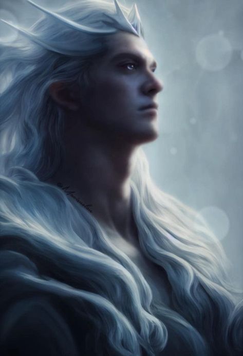 The Valar, Melkor Morgoth, Gandalf The White, Male Elf, Fantasy Story Ideas, Ice Man, The Silmarillion, Random Aesthetics, Elf Art