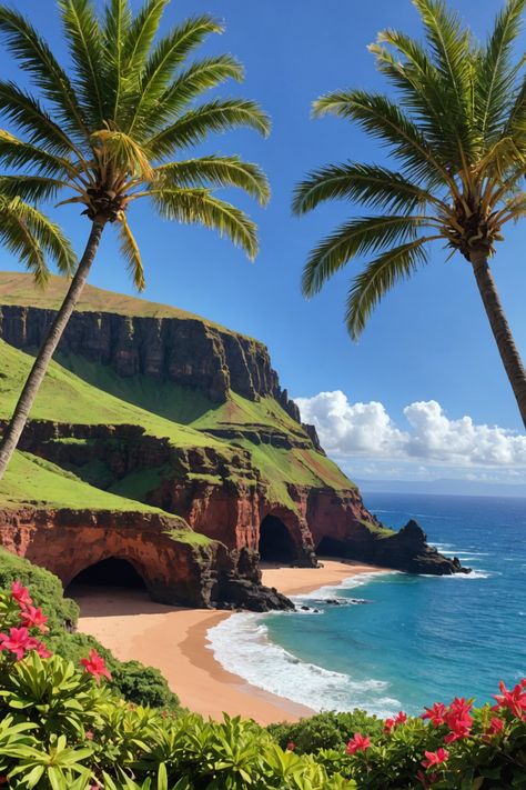 Uncover the Magic of South Lanai 🌺 Lanai Hawaii, Hawaii Art, Island Destinations, Hawaiian Culture, Hawaii Island, Ancient Ruins, Fishing Villages, Hawaiian Islands, Sandy Beaches