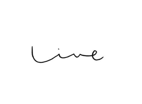 Tatoo live tiny black and white inspiring quote Life Is Short Tattoo, Just Live Tattoo, Live Free Tattoo, Live Tattoo, Crazy Tattoos, White Quotes, Small Pretty Tattoos, Text Tattoo, Tattoos For Black Skin