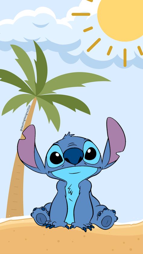 Stitch Mural, Lilo And Stitch Wallpaper, Stitch Wallpapers, Wallpaper Stitch, Lilo En Stitch, Stitch Wallpaper, ليلو وستيتش, Best Wallpaper Hd, Lilo And Stitch Drawings