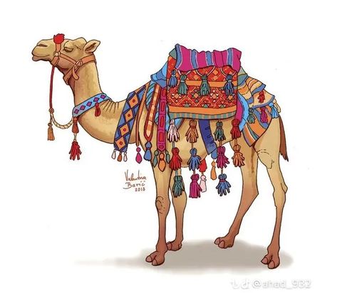 Camel Drawing, Camel Painting, Camels Illustration, Camel Art, Rajasthan Tourism, Work Graphic, Camels Art, Indian Handicrafts, Pichwai Paintings