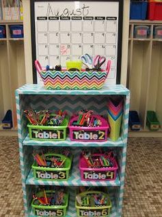 Getting Ready to Go Back to School Organization Supplies, Classroom Arrangement, Teaching Organization, Classroom Layout, Classroom Organisation, 2nd Grade Classroom, New Classroom, Teacher Organization, Classroom Design