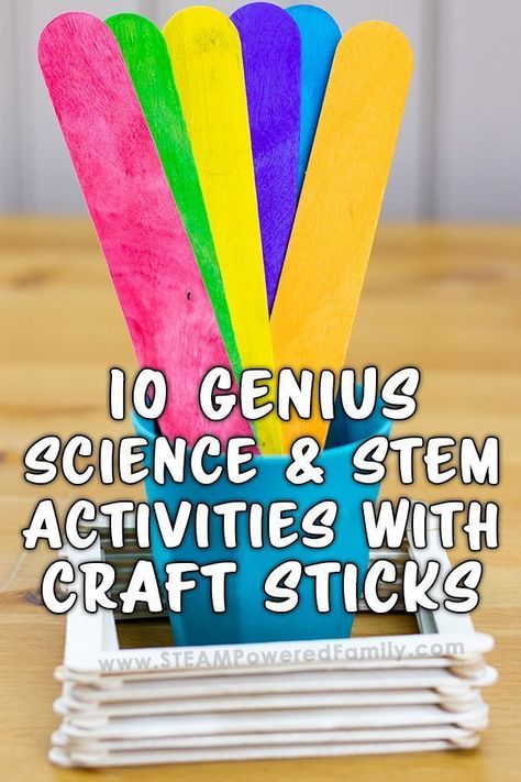 Science and STEM Activities that use craft sticks to inspire learning in elementary students. Learn how to build a crossbow launcher, a harmonica, a Newton's Cradle, a catapult and so much more. All with budget friendly craft sticks (popsicle sticks) #craftsticks #popsiclesticks #science #engineering #stemactivities via @steampoweredfam Science Stem Activities, Simple Stem Activities, Elementary Stem Activities, Fun Stem Activities, Summer Stem, Newton's Cradle, Steam Ideas, Stem Classes, Stem Elementary