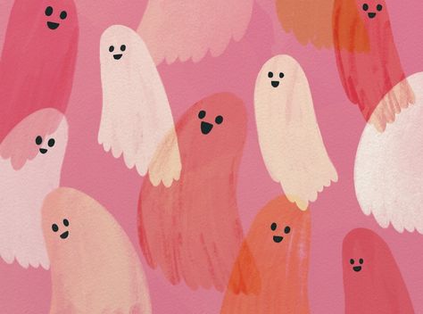 Fall Desktop Backgrounds, Halloween Desktop Wallpaper, Halloween Wallpaper Iphone Backgrounds, Ghost Images, Halloween Wallpaper Cute, Mac Wallpaper, Halloween Wallpaper Iphone, Halloween Illustration, Phone Wallpaper Patterns