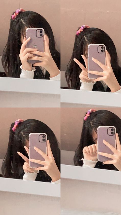 Phone Mirror Selfie Aesthetic, I Phone Mirror Selfie, Miror Kaca, Selfie Mirror Aesthetic, Phone Mirror Selfie, Photo Mirror Selfie, Mirror Selfie Cute, Trend Mirror, Cute Mirror Selfie