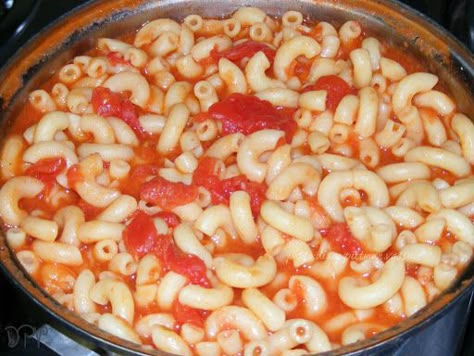 Macaroni Tomatoes, Macaroni And Tomatoes, Macaroni Soup, Tomato Dishes, Zucchini Puffer, Tomatoes Recipes, Side Items, Macaroni Recipes, Tomatoes Recipe