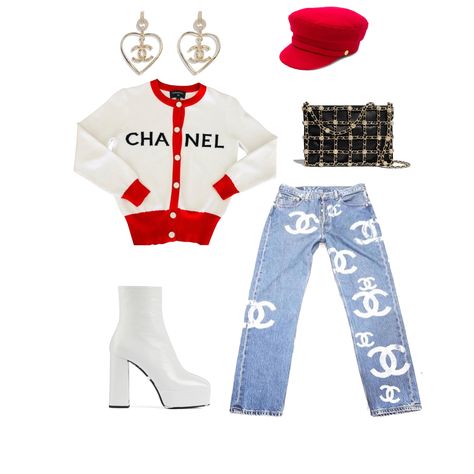 Aesthetic Chanel Outfits, Chanel Outfit Street Style, Chanel Outfit Casual, Chanel Lookbook, Chanel Outfit Classy, Chanel Outfit Classy Chic, Chanel Outfits Women, Channel Clothes, Chanel Inspired Outfit