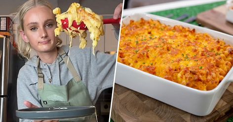 The secret to Tini's viral mac and cheese, many say, is the tanginess of the Dijon, the smokiness of the paprika and the lack of breadcrumbs. Tini Younger, Macaroni Ideas, Tasty Casseroles, Today Recipes, Tv Recipes, Best Mac And Cheese, Tiktok Famous, Mac Cheese Recipes, Colby Jack