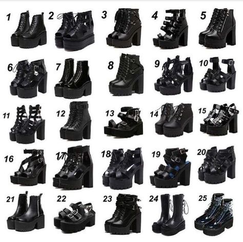 Holographic Material, Black Holographic, Look Grunge, Goth Shoes, Gothic Shoes, Emo Outfits, Edgy Outfits, Gothic Lolita, Shoe Store