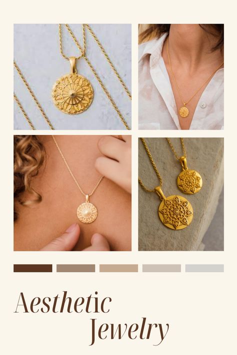 Gorgeous gold mandala jewelry, this would be so good for a mother's day, birthday, or Christmas gift for under $100. On sale right now for Black Friday at $87. This is a timeless classic. Gift Card Store, Aesthetic Mandala, Mandala Gold, Aesthetic Products, Mandala Jewelry, Mantra Bands, Gold Mandala, Inspirational Bracelets, New Friendship