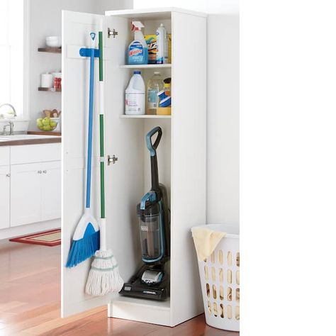 Kitchen Utility Cabinet, Vacuum Cleaner Storage, Mop Storage, Utility Room Storage, Broom Storage, Utility Cabinet, Utility Closet, Utility Cabinets, Laundry Room Renovation