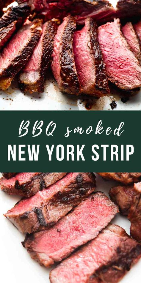 Cook New York Strip Steak, Bbq Steak Recipes, Good Steak Recipes, New York Strip Steak, Steak Grilled, Strip Steak Recipe, Recipes Steak, Backyard Grill, New York Strip