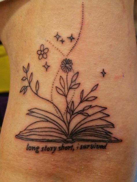 Take The Moment And Taste It Tattoo, Taylor Swift Long Story Short Tattoo, Long Story Short I Survived Tattoo Taylor Swift, Long Story Short Tattoo, Long Story Short I Survived Tattoo, Small Book Tattoo, Evermore Tattoo, Taylor Tattoo, Small Infinity Tattoos