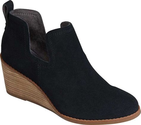 Women's Kallie Wedge Shootie Cutout Boots, Ankle Bootie, Womens Ankle Boots, Wedge Espadrille, Leather Wraps, Casual Boots, Womens Heels, Ankle Booties, Wedge Heels